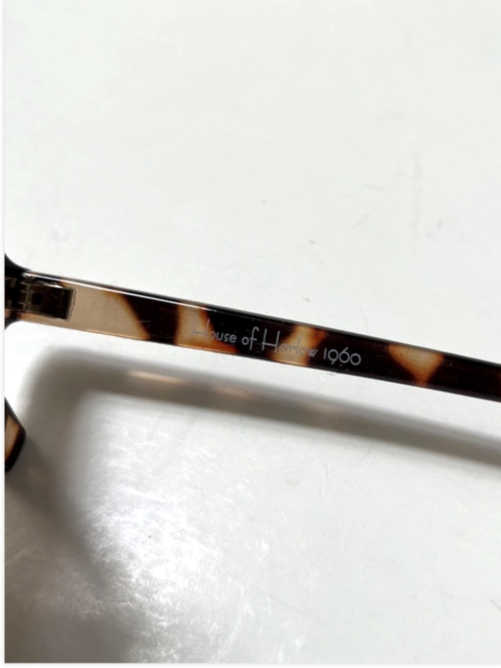 House of Harlow 1960 Aviator Sunglasses Double Bridge NWT Tortoise Shell Brown - Picture 6 of 9